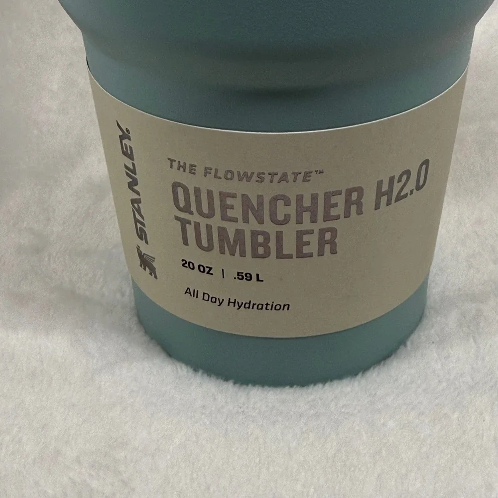 Stanley Quencher H2.0 FlowState Tumbler 20oz Seafoam Green 10-12817-035 NEW - Picture 5 of 5
